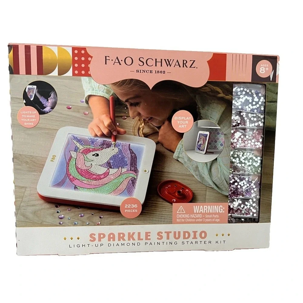 FAO Schwartz Sparkle Studio Light Up Diamond Painting